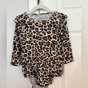 Posh Peanut Cheetah Bubble Romper